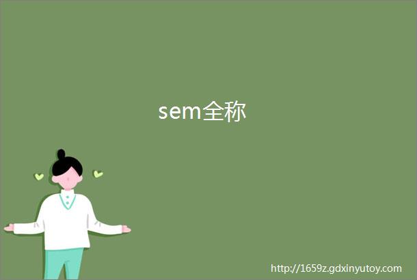 sem全称